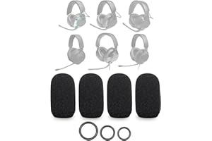 Voarmaks 4-Pack Quantum Series Mic Covers Pop Filter Windscreen Compatible with JBL Quantum One, Q1, 100 200 300 350 360 400 