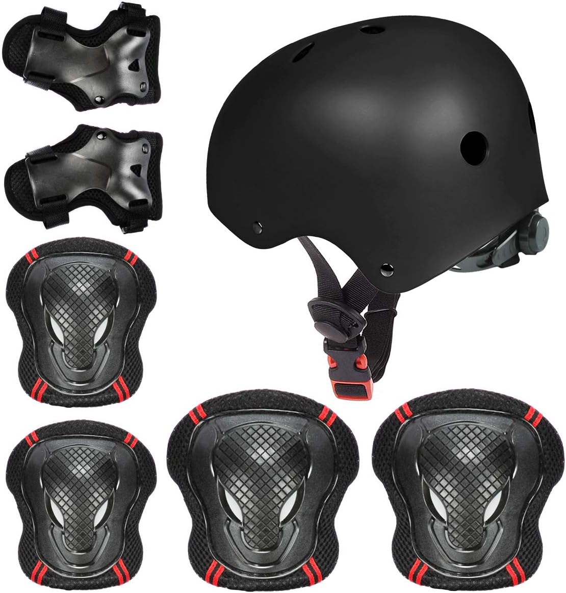 KOOCHUWAH Adjustable Skateboard Skate Helmet with