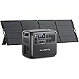 BLUETTI Solar Generator AC200L with 350W Solar Panel Included (Ships Separately), 2,048Wh LiFePO4 Battery Backup w/ 4 2,400W AC Outlets (3,600W Power Lifting), for Camping, Home Use, Emergency
