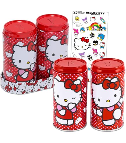 Amazon.com: Hello Kitty and Friends Salt and Pepper Shakers Set