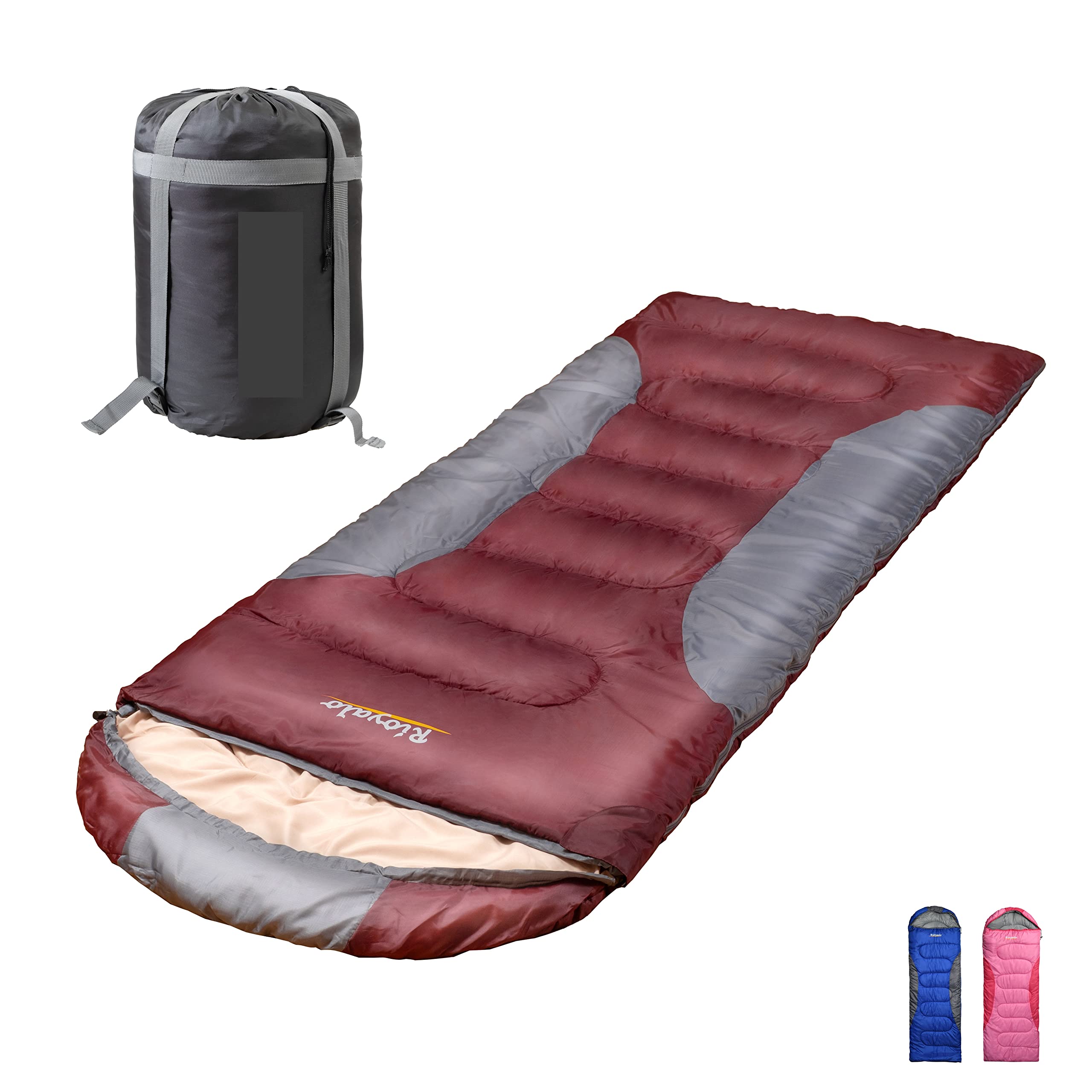 Photo 1 of 0 Degree Winter Sleeping Bags for adults camping (450GSM) -Temp Range (5F – 32F) Portable Waterproof Compression Sack- Camping Sleeping Bags for Big and Tall in Env Hoodie: Hiking backpacking 4 Season