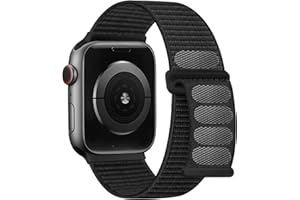 DaQin Nylon Sport Loop Compatible with Apple Watch Band 40mm 38mm 41mm 42mm 44mm 45mm 46mm 49mm, Soft Breathable Braided Wristbands for iWatch Band for Women Men Series 10 9 8 7 6 5 4 3 2 1 SE Ultra