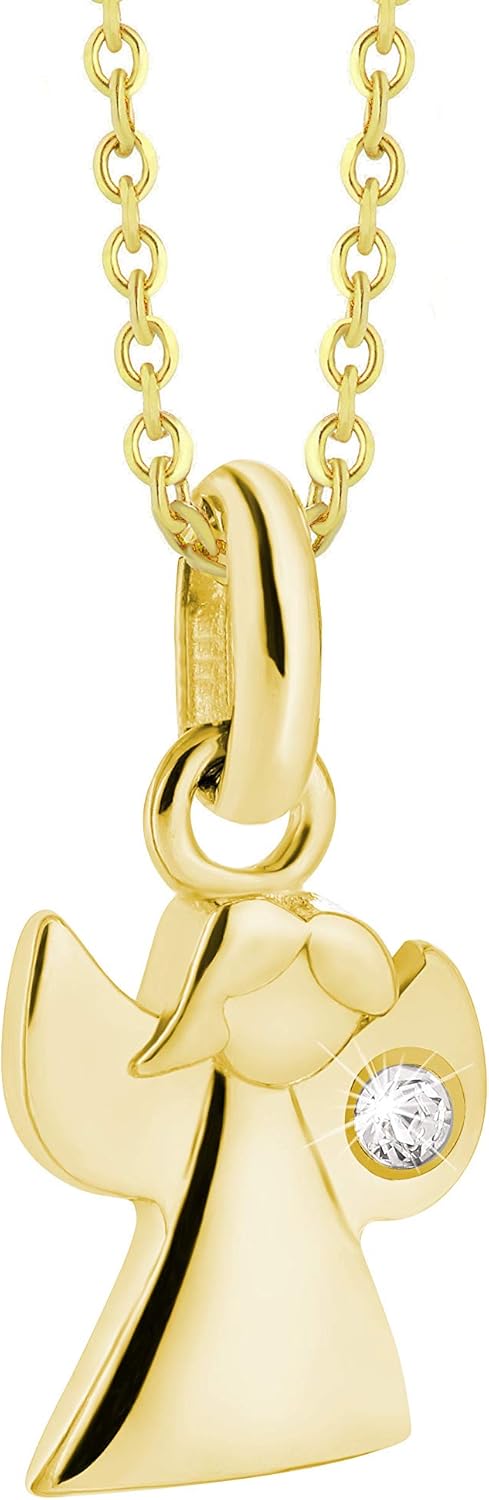 Collana Bambina In Oro 333 - Ciondolo Fede, Speranza, Amore - Regalo Battesimo - Foto 10