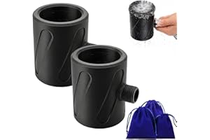 Mens Shower Head Massager High Pressure, Handheld Shower Head with Spiral Ring Water Flow, Anti Clog Large Hole 1/2 Universal