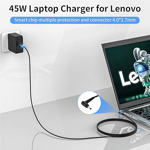 45W Laptop Charger Power Supply For Lenovo IdeaPad 3 5 110 100 - Foto 3