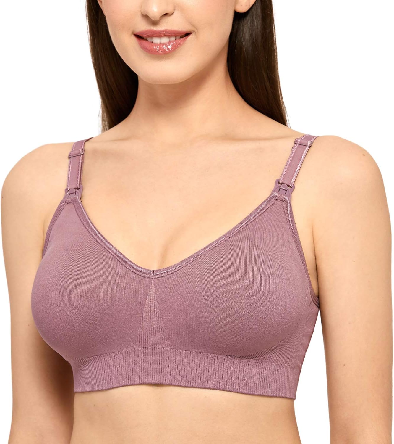 Gratlin Women's Comfort Support Maternity Wirefree Seamless Nursing Bra