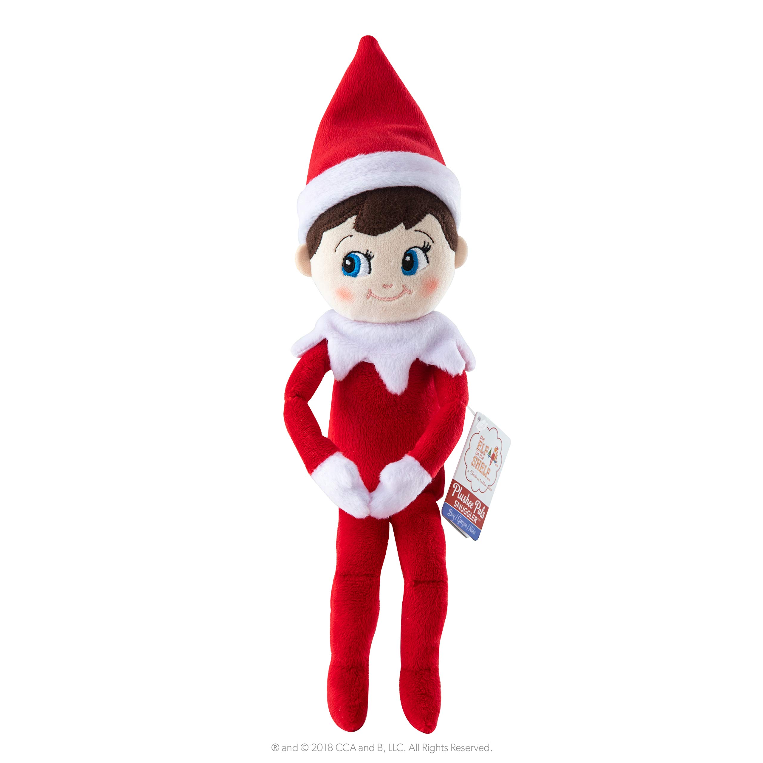 Elf on the Shelf Plushee Pal Snugglers - Cuddly, Cute and Adorable Boy Elf: 12" Premium Plush Christmas Teddy Toy Elf — image 1