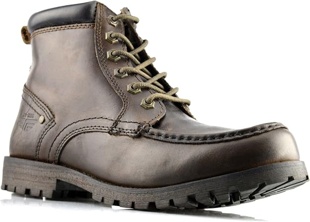 red tape men's leather outdoor boots