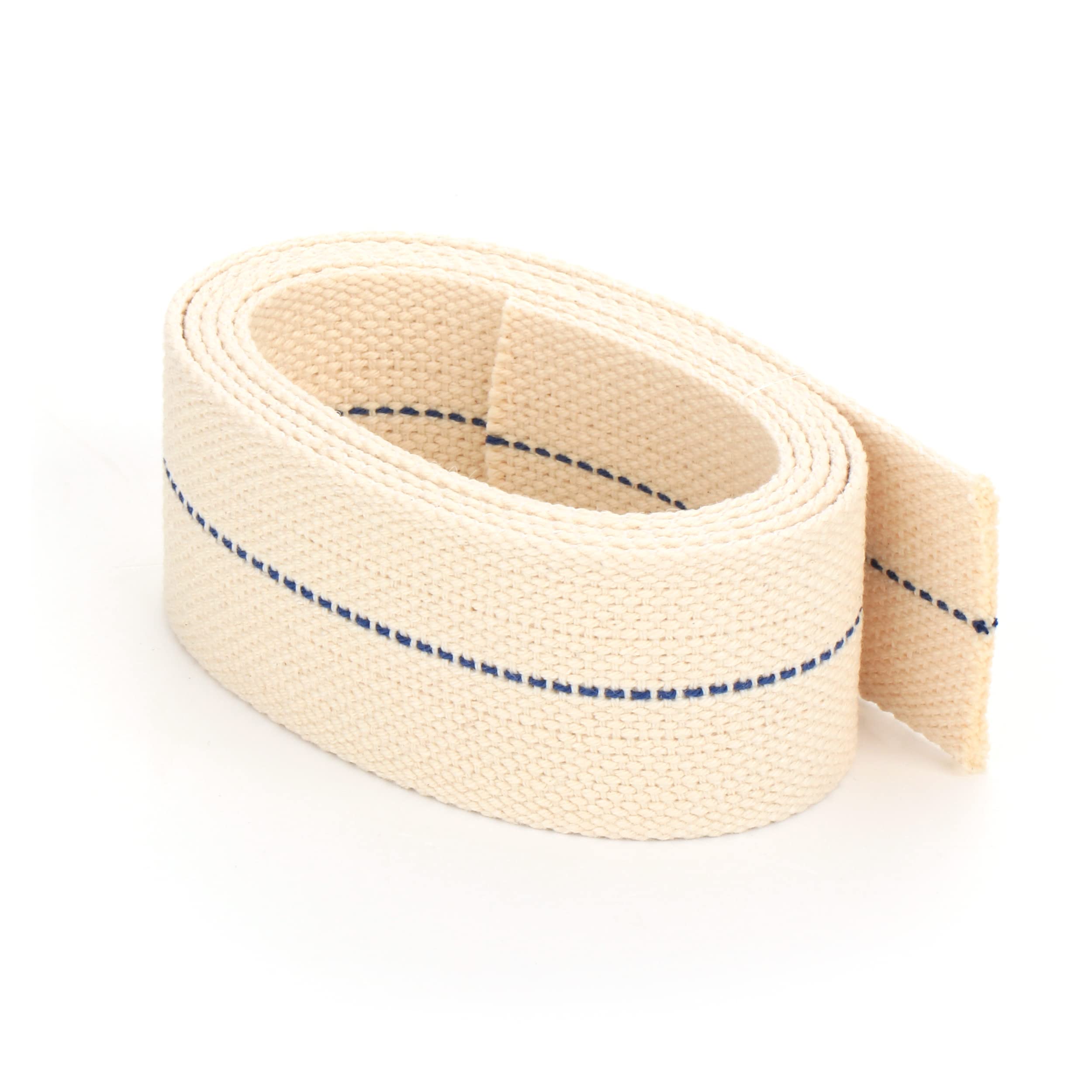 NKlaus SET 2x1 meter 30mm 100% natural cotton lamp wick flat strand wick lantern wick for oil burner oil lamp with purified petroleum 40279