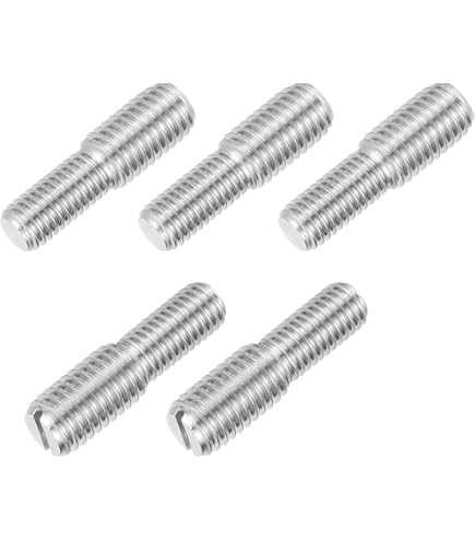 5/16"-18 Fully Threaded Rod Studs 2 Pack 5" Long Threaded Screw 304 Stainless