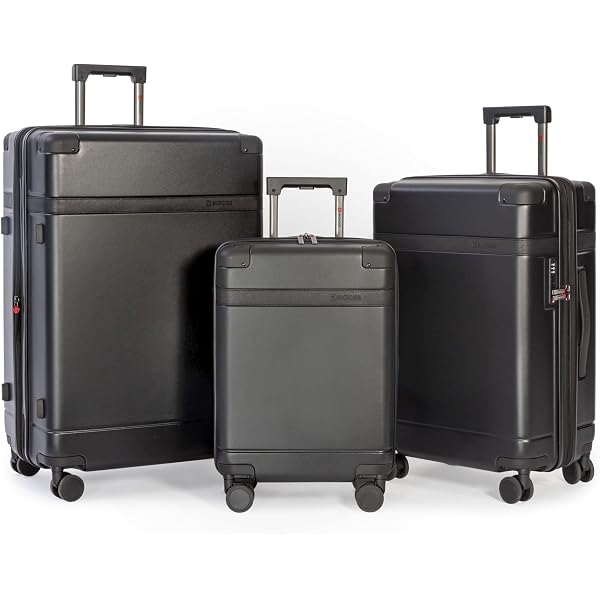 Amazon.com | Isaac Mizrahi Aero 3 Piece Hardside Luggage Set