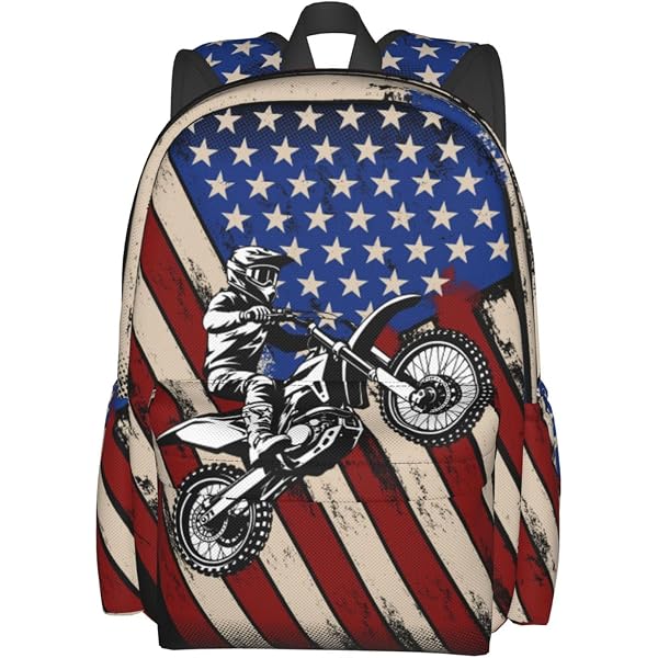 american flags for hiking backpacks Amazon.com | American Flag Motorcycle Backpack Dirt Bike School Bookbag  College Shoulder Bag Travel Hiking Camping Daypack for Women Girls Men Boys