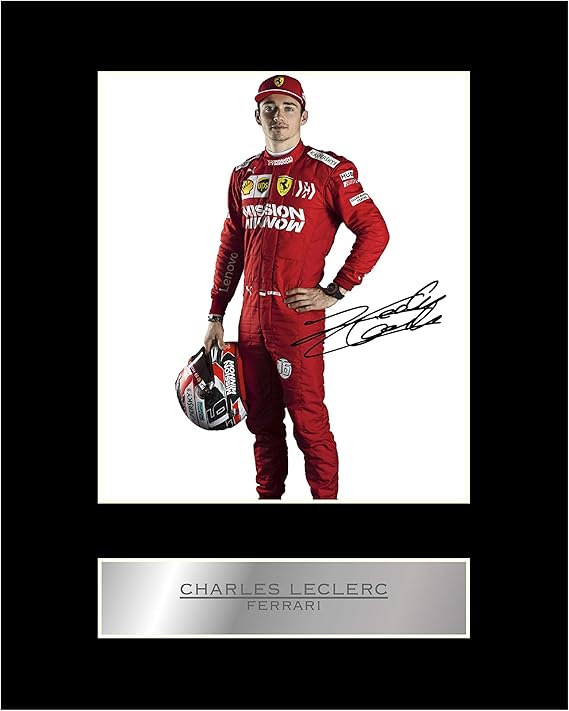 Cuisine Sgh Services Cadre Encadre Avec Autographe Charles Leclerc Ferrari Formule 1 Signe Cuisine Maison
