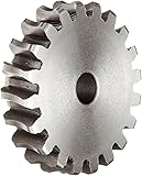 Boston Gear CD1142 Worm Gear, Plain, 14.5 PA Pressure Angle, 0.250" Bore, 10:1 Ratio, 20 TEETH, RH