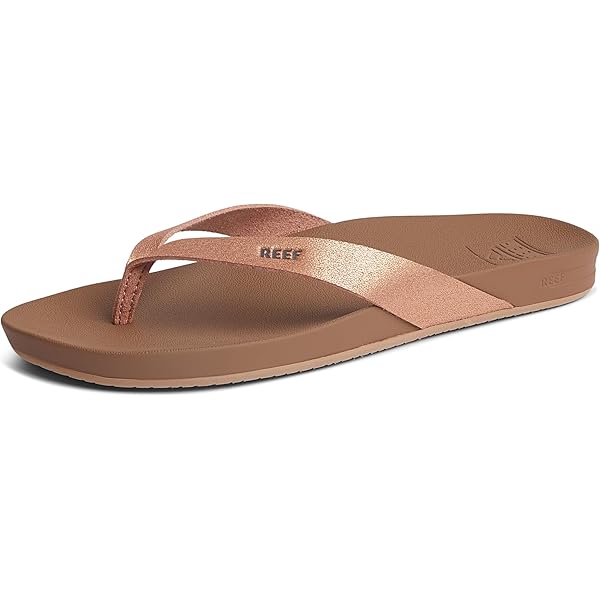 Amazon.com | REEF Womens Sandals, Cushion Court Twist, Seashell, 5