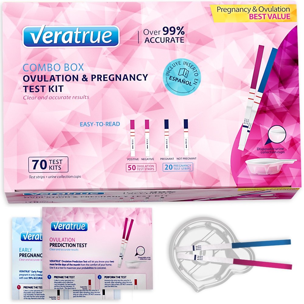 Veratrue® Combo 50 Ovulation (LH) & 20 Pregnancy