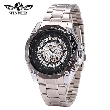 FLOVEME Reloj de Pulsera para Hombre Automático Mecánicos de ...