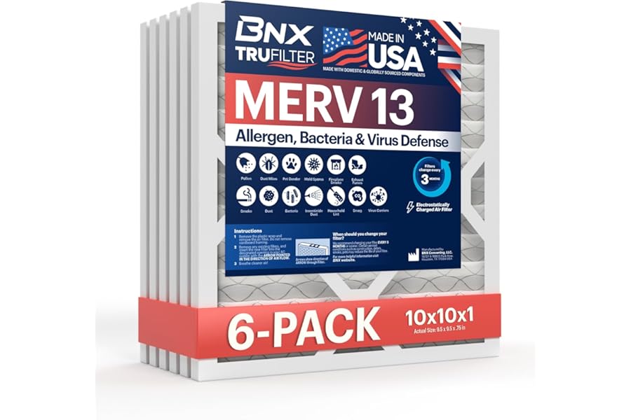 Best 10x10x1 MERV 13 Air Filter for HVAC & Home 2026