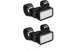 ZIDIYORUO ZIDIYIRUO UTV Dome Lights, 32pcs LED Chips Type-C Rechargeable UTV Interior Light Compatible with Polaris RZR Ranger Can-Am Maverick Honda Talon 1.25"-2.0" Roll Bar Cage Roof Lights (2 Packs)