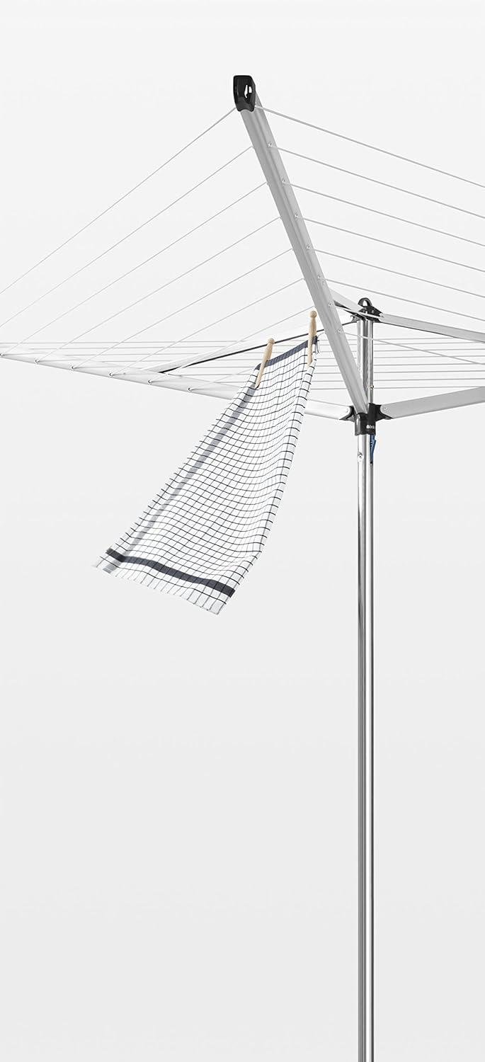 Brabantia Topspinner Rotary Washing Line with Metal Ground Spike 40 m Laundry & Cleaning Rotary