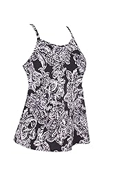 JINXUEER Women's Plus Size Flowy Swimsuit Crossback