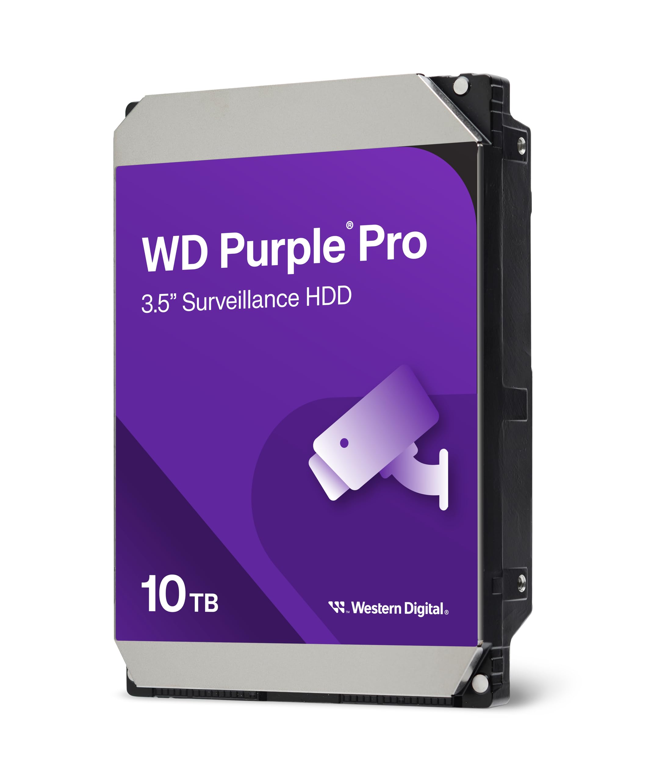 Western Digital 10TB WD Purple Pro Surveillance Internal Hard Drive HDD - SATA 6 Gb/s, 512 MB Cache, 3.5