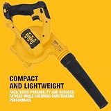 DEWALT 18V XR Compact Blower DCV100-XJ Tool Only Yellow/Black view 4