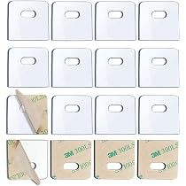 20 Pièces Accessoires Réparation Stores Verticaux - Lattes PVC Blanc, Kit De Fixation Facile