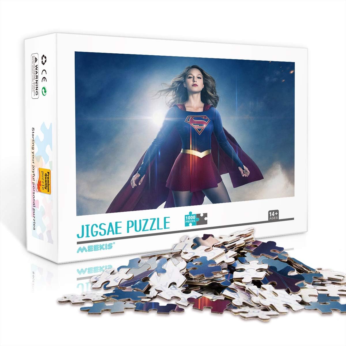 YITUOMO 1000 pièces Puzzles pour Adultes ou Adolescents Supergirl