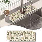 2 Pack Kitchen Sink Splash Guard Faucet Mat 15