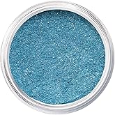 Giselle Cosmetics Aqua Ice Loose Mineral Eye Shadow Palette - Organic, Non-Toxic Glitter Eyeshadow - Light Blue Shimmer, Sparkling Mineral Eye Shadow Powder for Eye Glitter - Blue Purple Shades