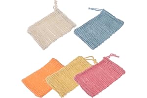 Beaupretty 5pcs Soap Exfoliating Pouch Bathing Soap Bag for Travel Toiletries and Shower Supplies