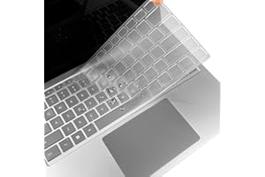 OHGO Ultra Thin Clear Keyboard Cover Protector Skin for 2024 Released Microsoft Surface Laptop 7 1.8"/15",US Keyboard Layout