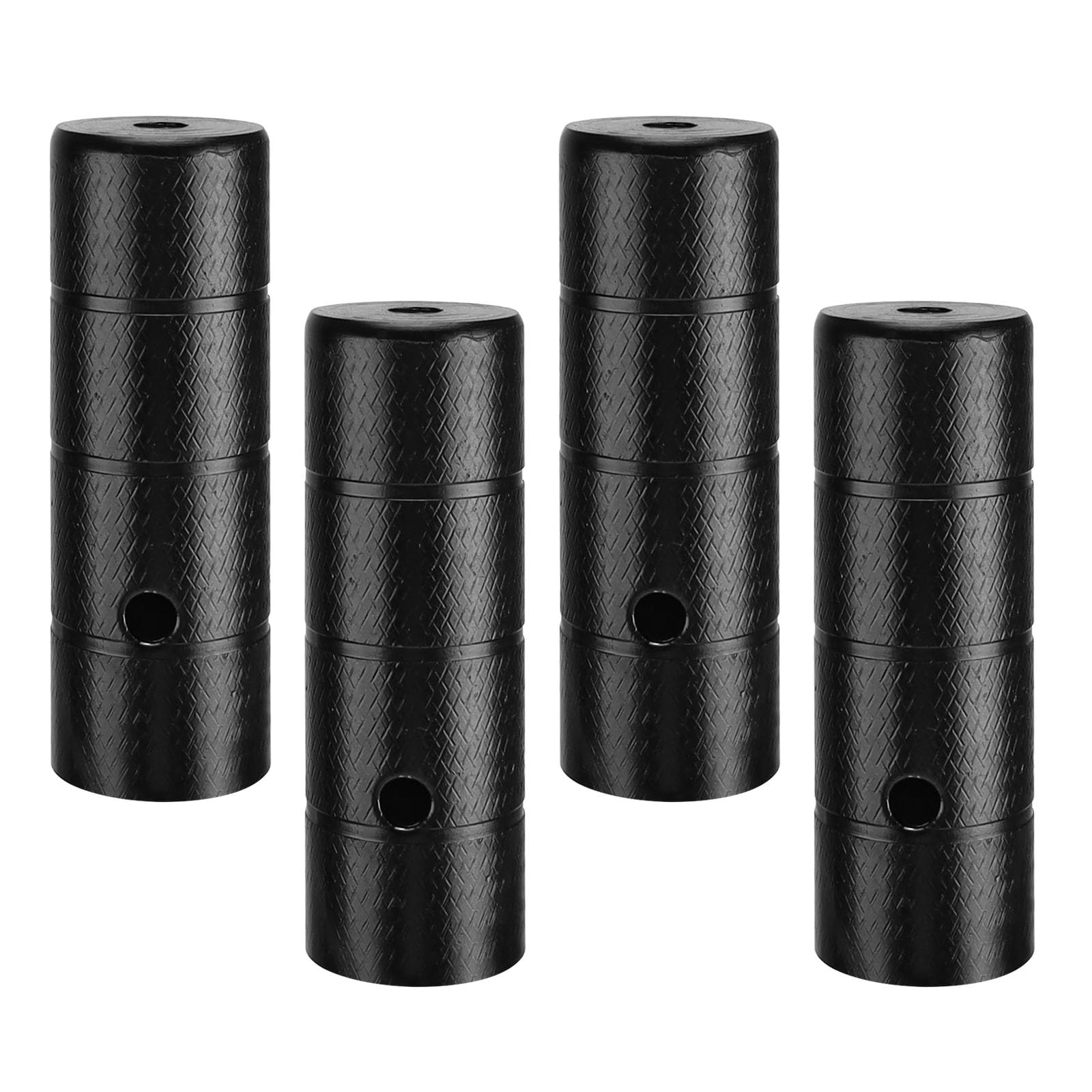 PARFCO Set of 4 BMX Pegs, Universal Bike Pegs, Non-Slip Mountain Bikes Foot Pegs, Foot Pegs, Axle Extension, Footrests, Bicycle, Comfortable and Safe Driving