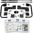 Twin Size DIY Murphy Bed Hardware Kit – Horizontal Wall Bed for Space-Saving - Budget-Friendly DIY Setup -Made in USA -Hide Away Design with Twin Murphy Bed Hardware - Bed Lift Mechanism - Pull Down