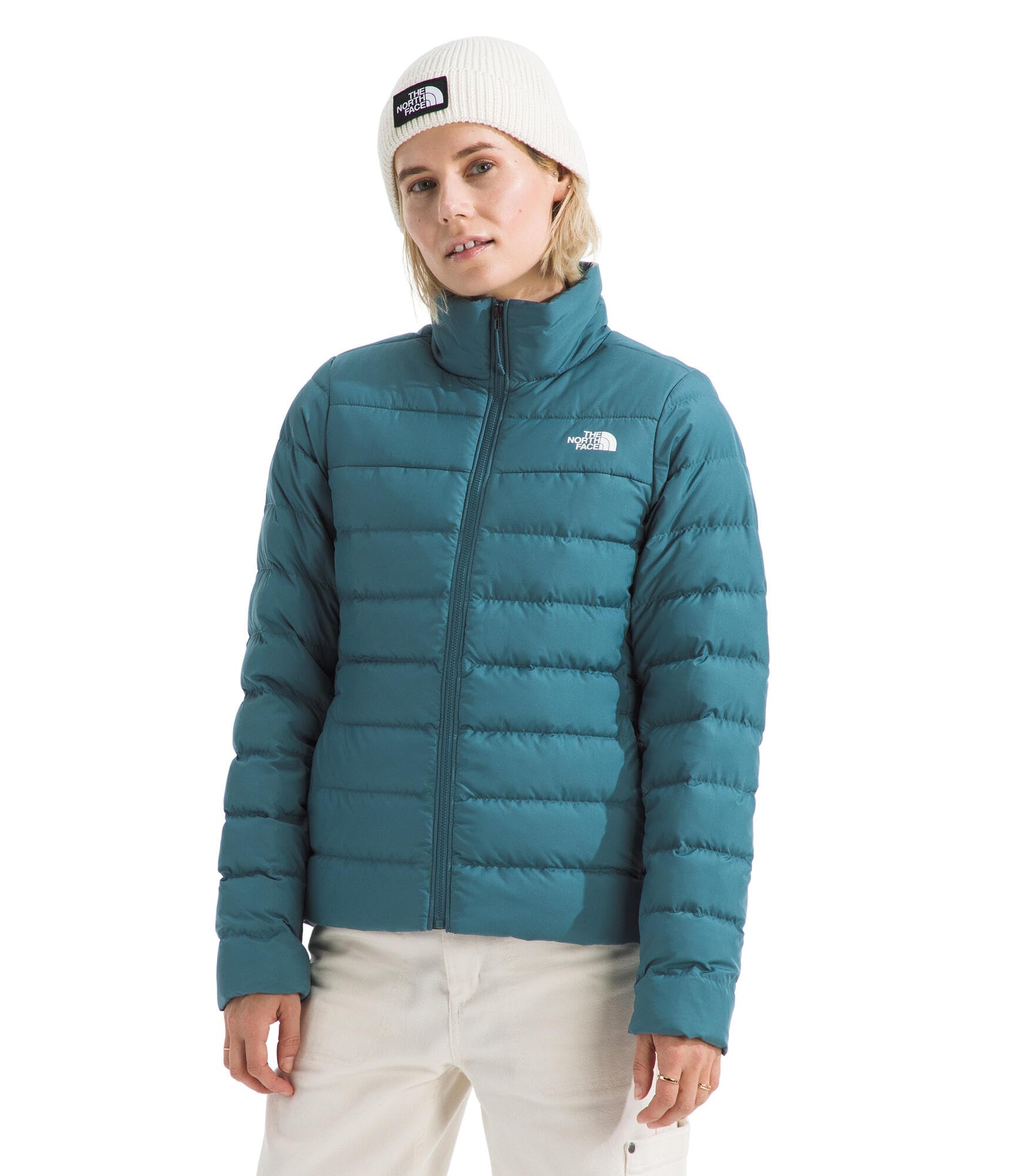 The North Face Women's Aconcagua 3 Jacket - Wind & Water Resistant Puffer Coat with Down & Synthetic Blend Insulation, Space, X-Small Image