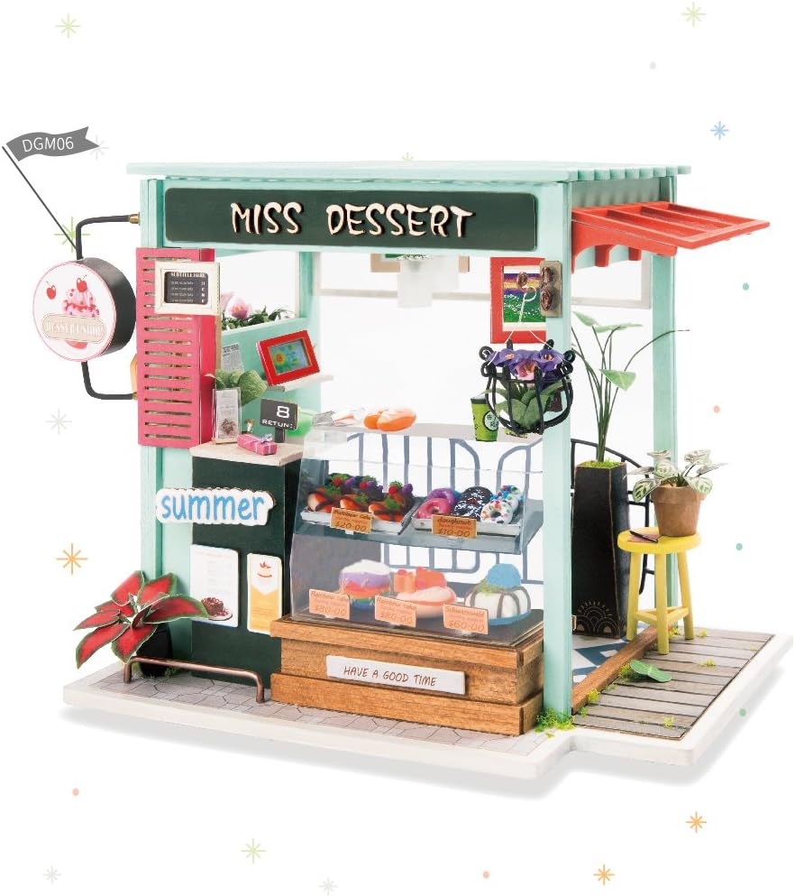 Robotime Ice Cream Station, DGM06, Mixed,195x175x175mm