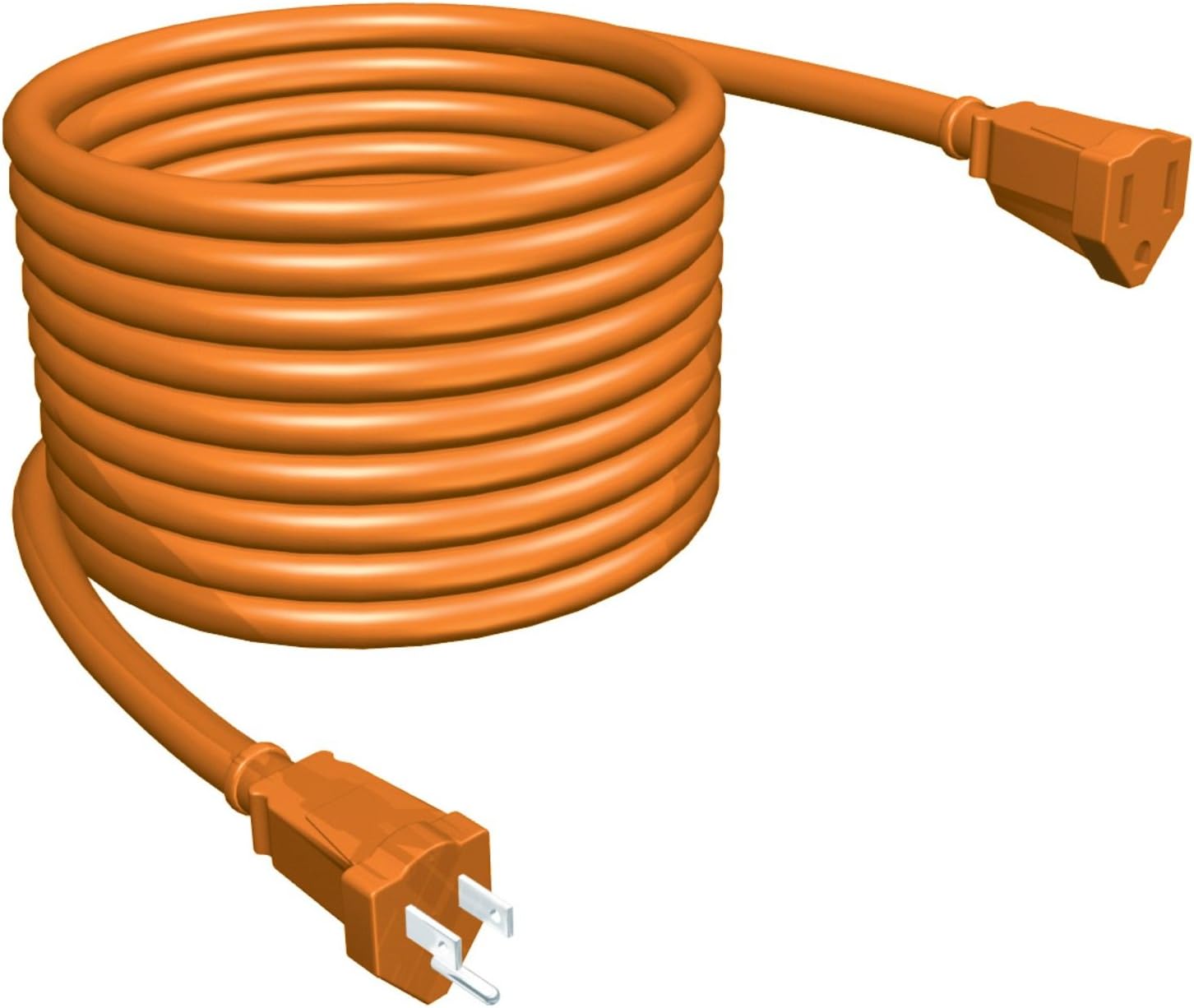 Stanley 36994 PowerCord 100, Grounded 100ft 14 Gauge Outdoor Extension Cord, Orange