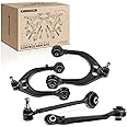 A-Premium Set of 4, Front Upper & Lower Control Arm Kit, with Ball Joint & Bushing, Compatible with Dodge Charger 2006-2010/2012-2016, Challenger 2008-2016, Magnum 2005-2008 & Chrysler 05-10/12-14