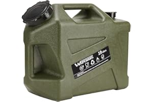 wopenairs Water Container Water Jug with Spigot with (3.2-5) Gallons Portable No Leakage for Camping,Vehicle, Car, Hiking, Hurricane Supplies RV