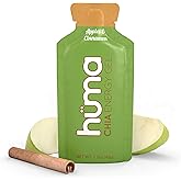 Huma Chia Energy Gel, Apples & Cinnamon, 12 Gels - Premier Sports Nutrition for Endurance Exercise