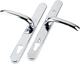 Yale P-PVC-RH-PC PVCu Door Handle Chrome Standard Security 92mm Adjustable view 1