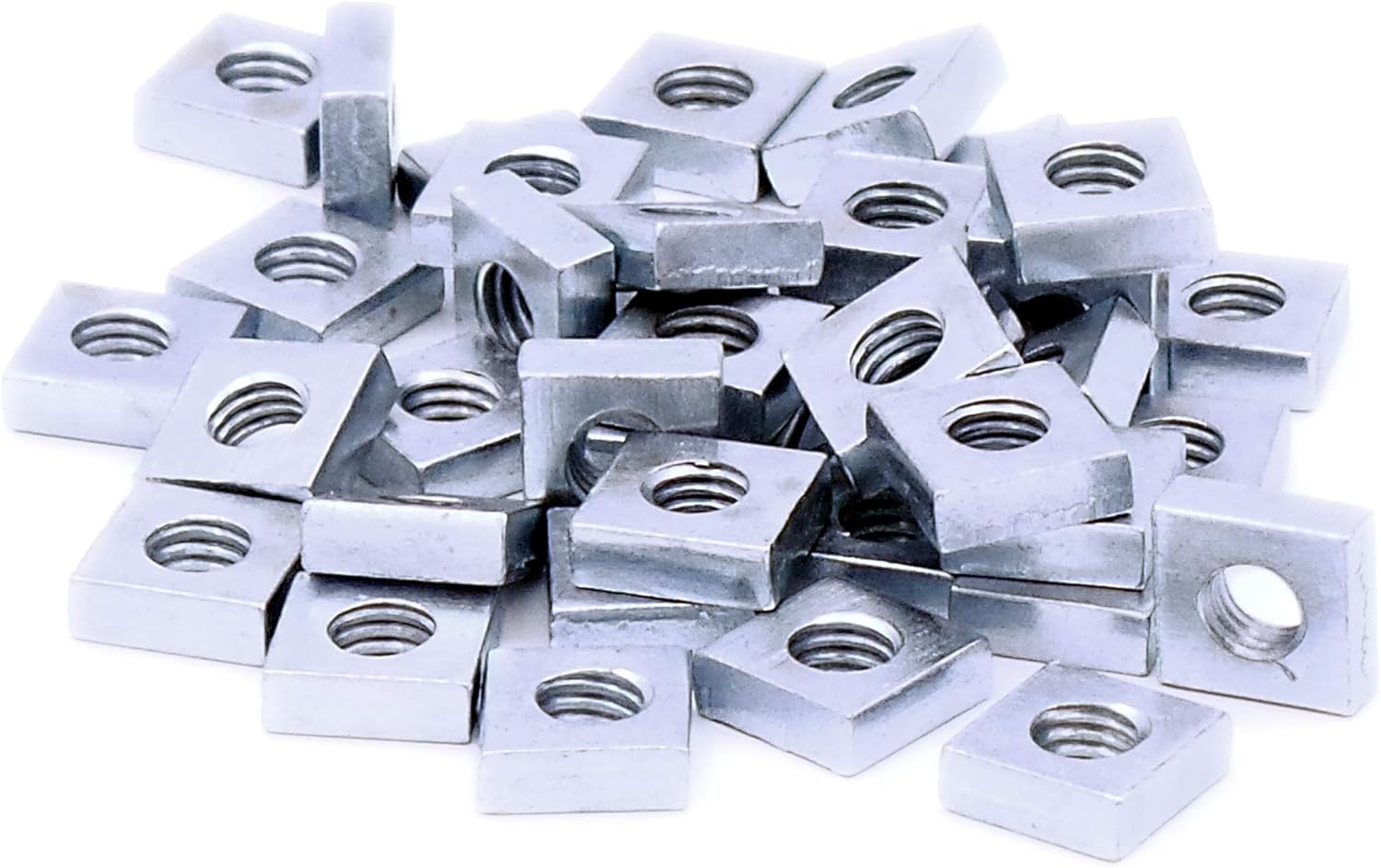 M6 (6mm) Square Nut Steel (Pack of 40) Amazon.co.uk DIY & Tools