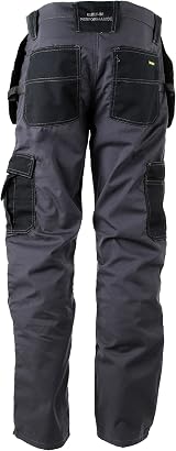 STANLEY Huntsville PolyCotton Utility Cargo Work Trouser Grey W32/L31 view 5