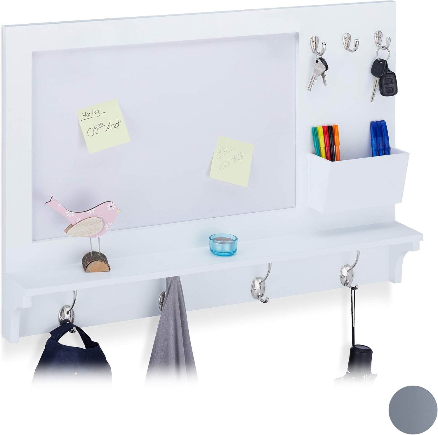 Memoboard Mit Ablage