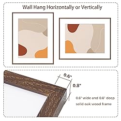 24x30 Oak Wood Picture Frame, 24"x30" Poster Frame