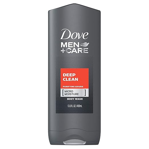 Dove Men Plus Care Body Wash, Deep Clean, 13.5 Ounce