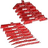 Abizarch Router Table Setup Bars,14pcs Aluminum Precision Setup Blocks Height Gauge Set for Router Table Saw Accessories and