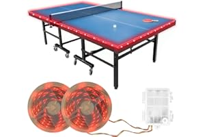 Ehaijia LED Ping Pong Table Light&Net Light, 14 Ft&13 Ft Light Net for Ping Pong Table&Net Table,16 Color Change, Durable & Waterproof & Easy to Install, Super Bright to Display at Night