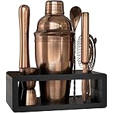 Highball & Chaser Cocktail Shaker Set: Bartender Kit for Home Bar Mixology Cocktail Bar Set Plus E-Book with 30 Recipes